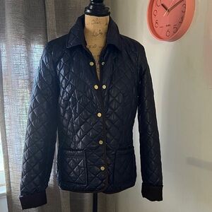 Navy Quilted Women's Jacket
